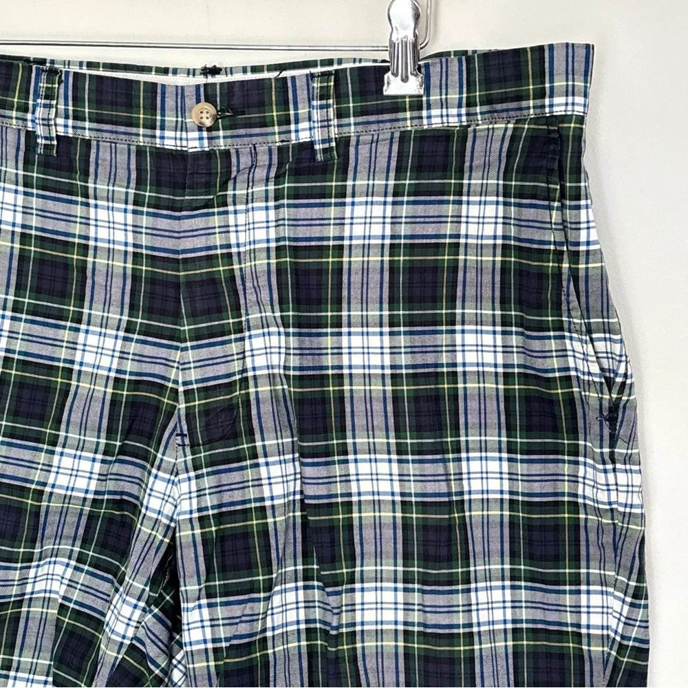 Polo Ralph Lauren Men's Classic Checkered Bermuda Shorts Size 35 Preppy *D71